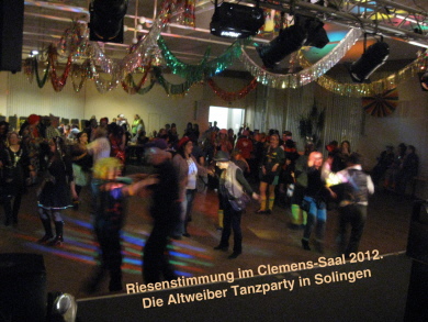 Die angesagte Altweiber Tanzparty in Solingen